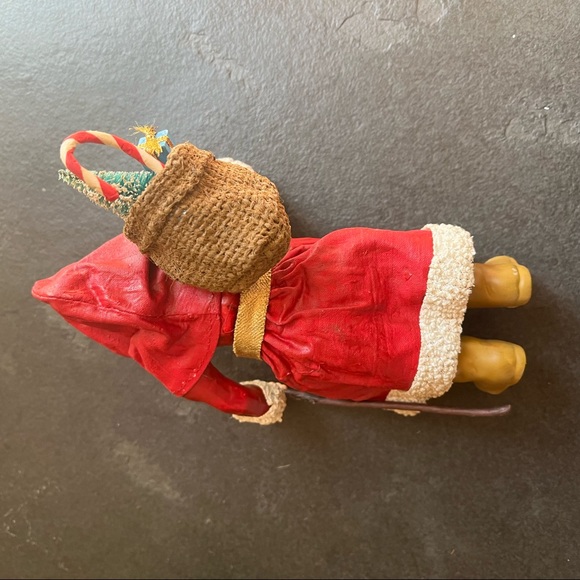 Vintage Santa Figurine Paper Mache Taiwan R.O.C - Picture 5 of 8